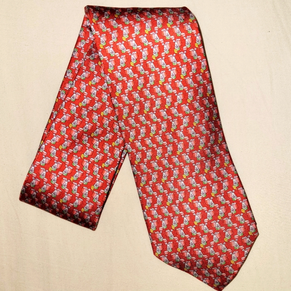 Salvatore Ferragamo Bunny Silk Tie